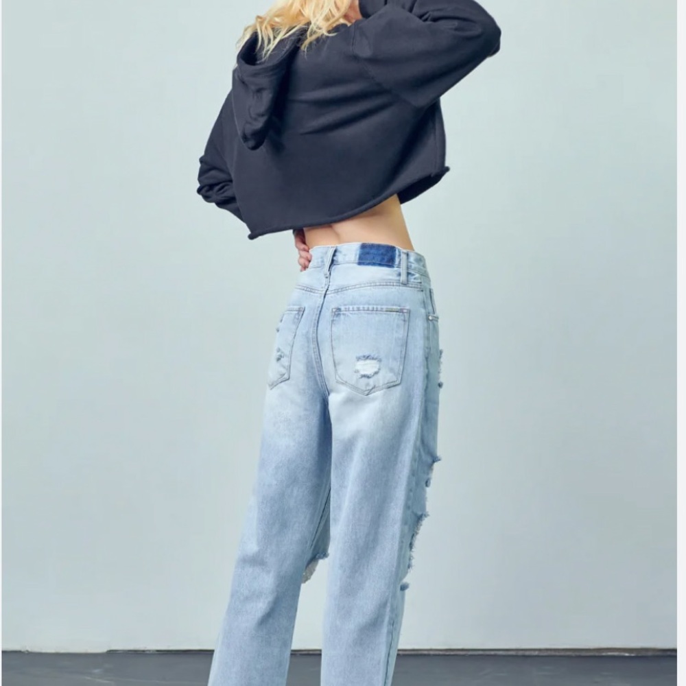 Insane Gene High Rise Tapered Jeans NWT
